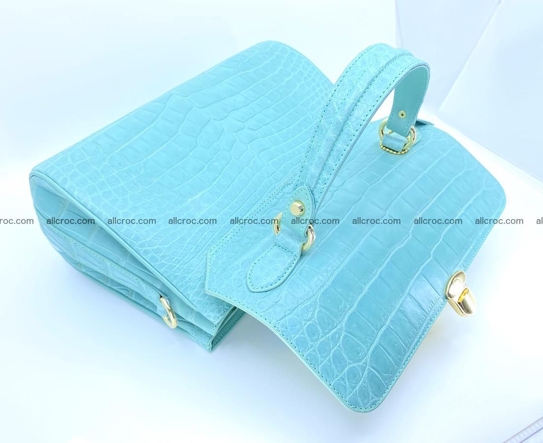 Crocodile skin women's handbag 1329 Foto 16