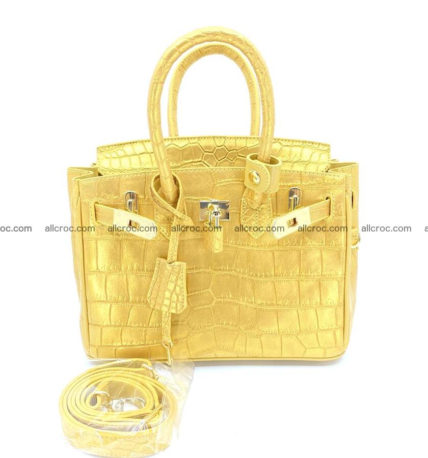 Crocodile skin women's handbag 1331 Foto 6