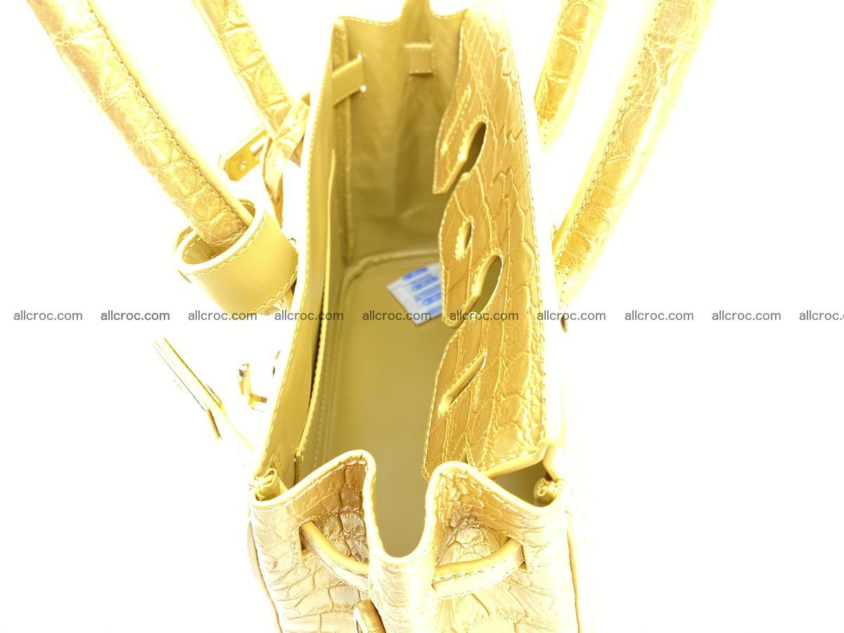Crocodile skin women's handbag 1331 Foto 15