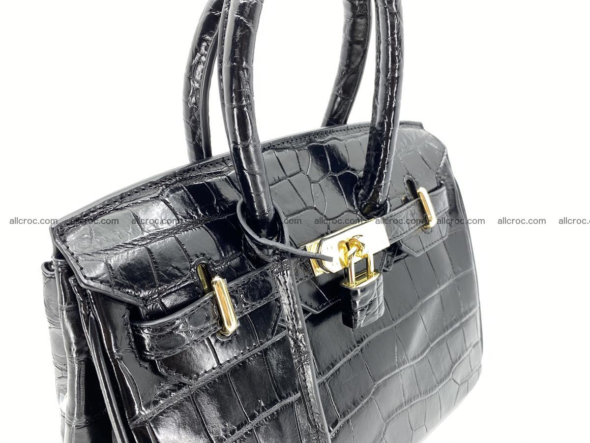 Crocodile skin women's handbag 1332 Foto 7