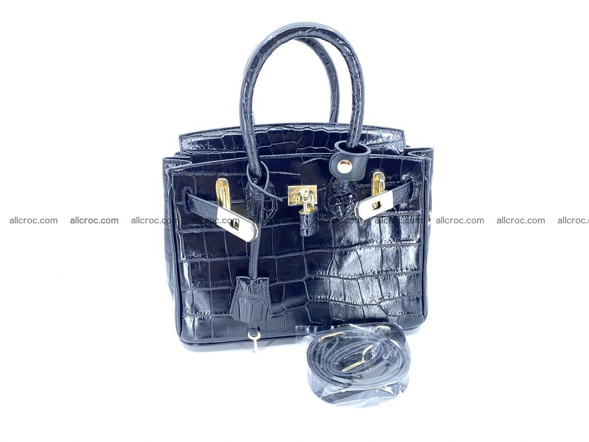Crocodile skin women's handbag 1332 Foto 12