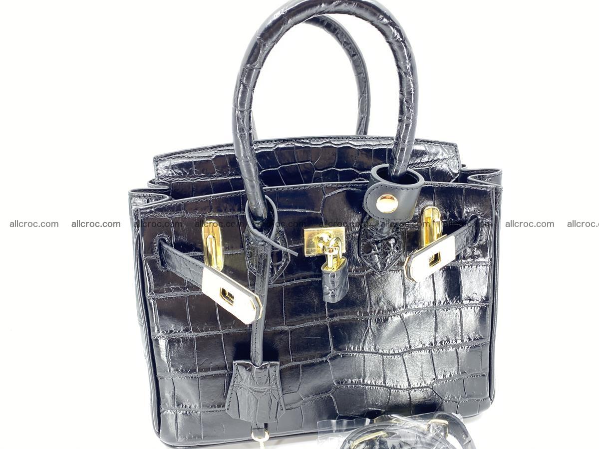Crocodile skin women's handbag 1332 Foto 10