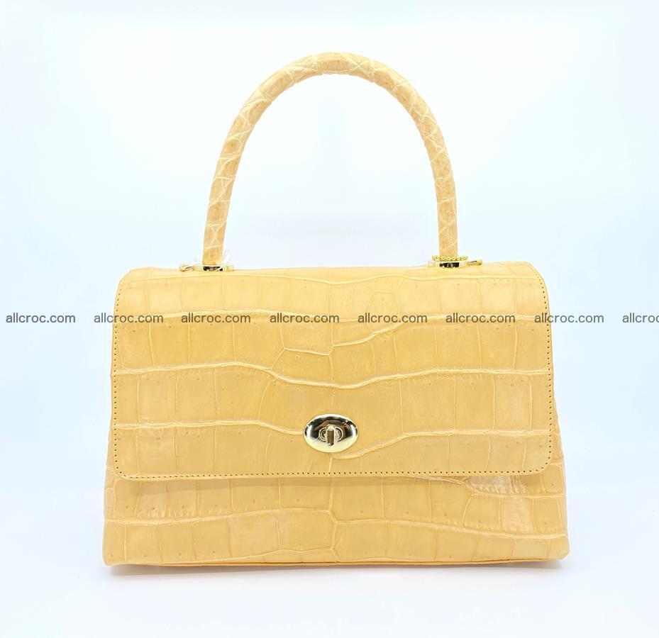 Crocodile skin women's handbag 1323 Foto 0