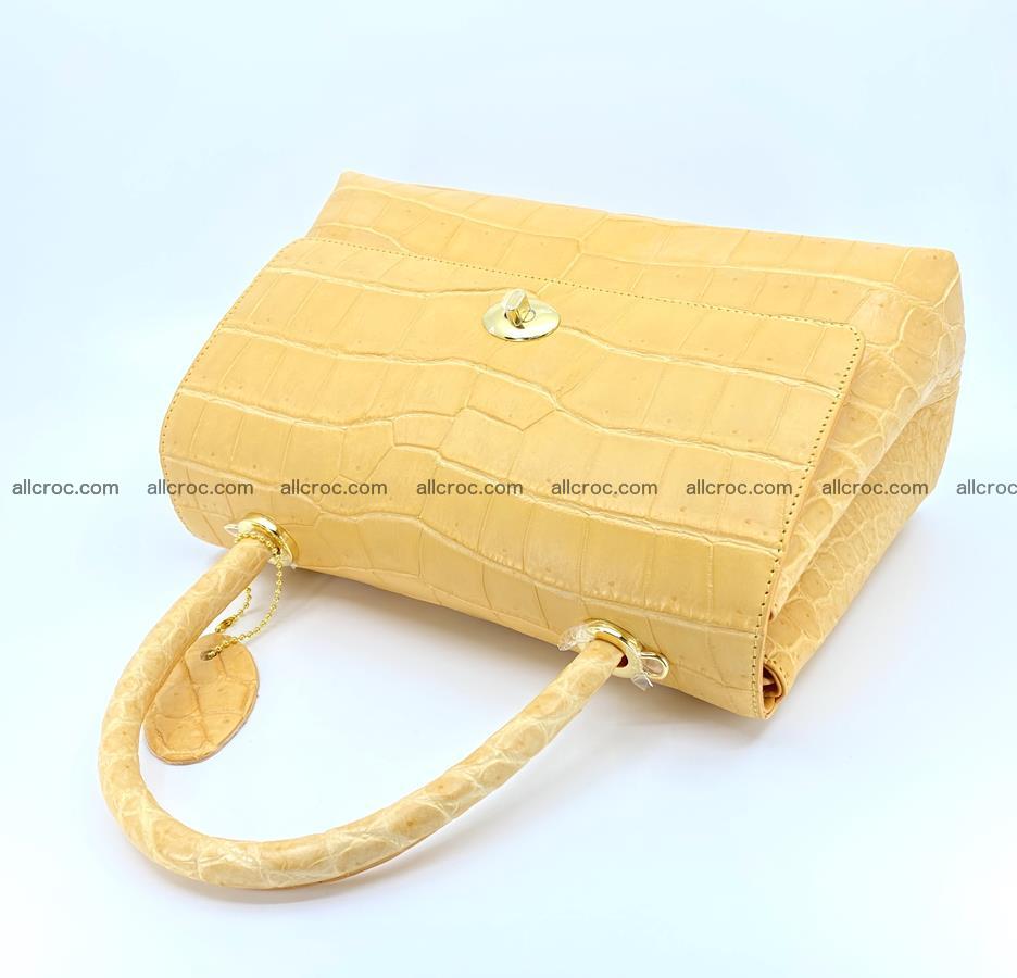 Crocodile skin women's handbag 1323 Foto 5