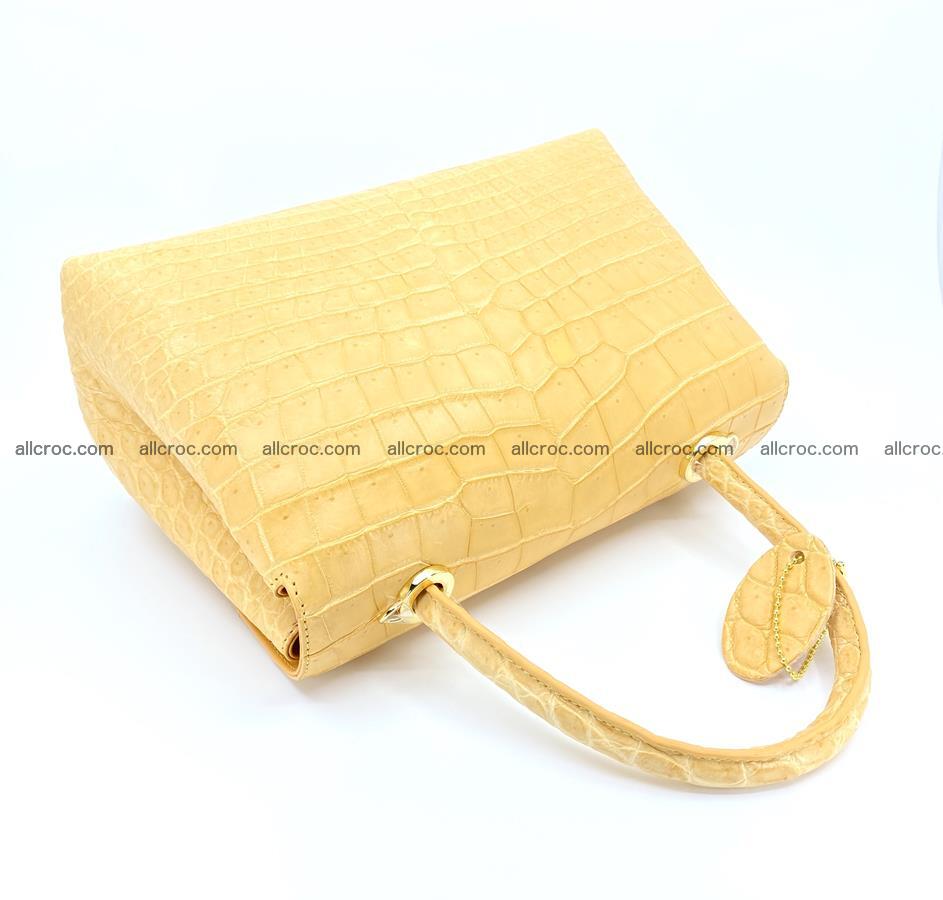 Crocodile skin women's handbag 1323 Foto 7