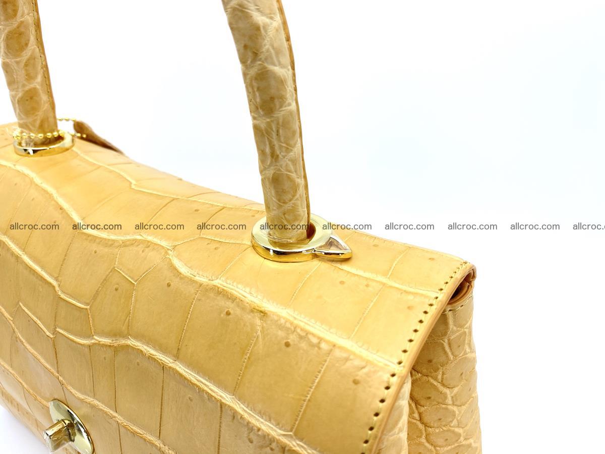 Crocodile skin women's handbag 1323 Foto 11
