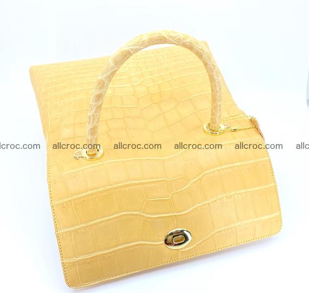 Crocodile skin women's handbag 1323