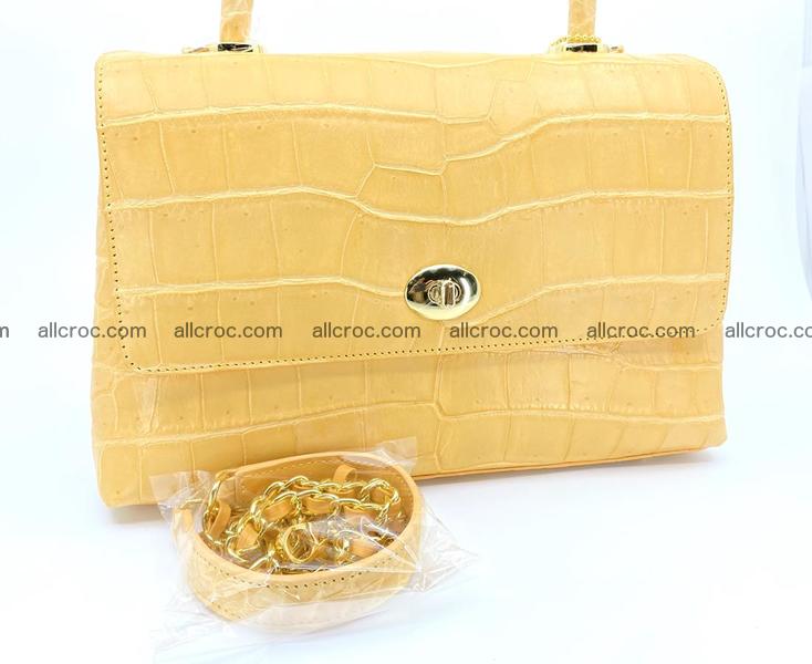 Crocodile skin women's handbag 1323