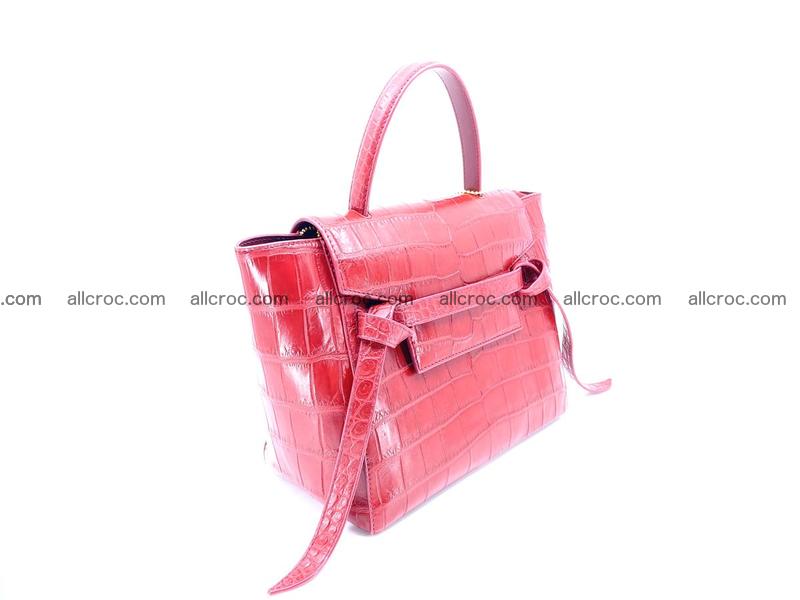 Crocodile skin women's handbag 1324