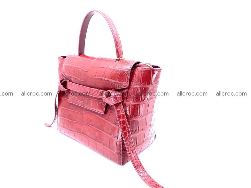 Crocodile skin women's handbag 1324