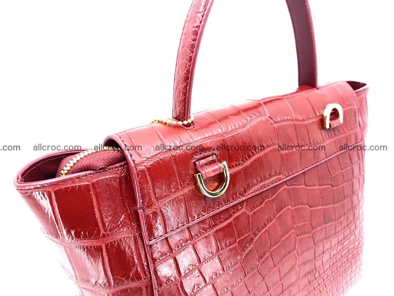Crocodile skin women's handbag 1324