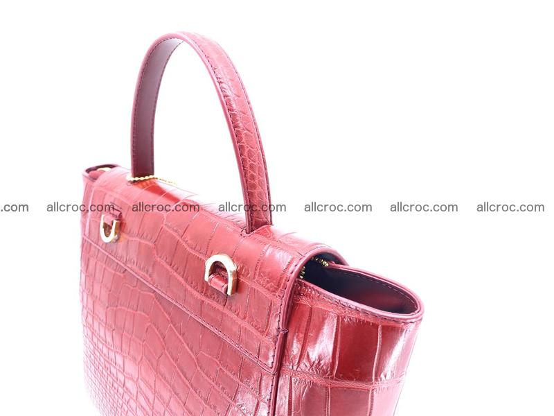 Crocodile skin women's handbag 1324