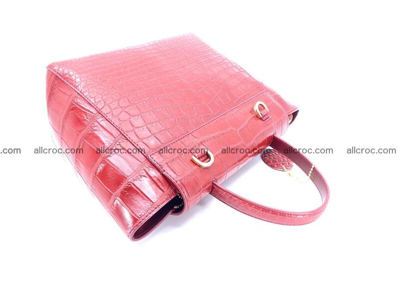 Crocodile skin women's handbag 1324