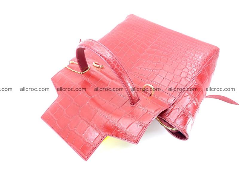 Crocodile skin women's handbag 1324