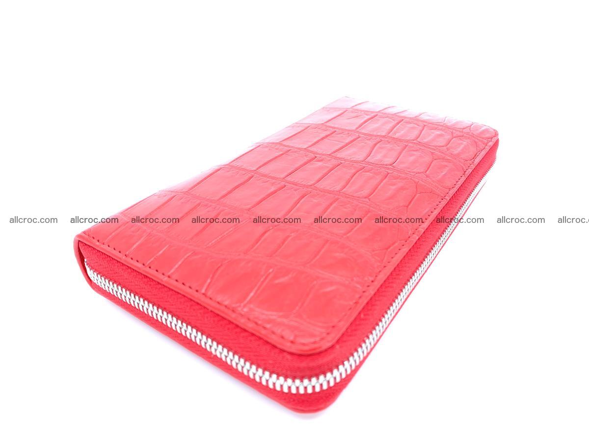 Crocodile skin zip wallet 530 Foto 0