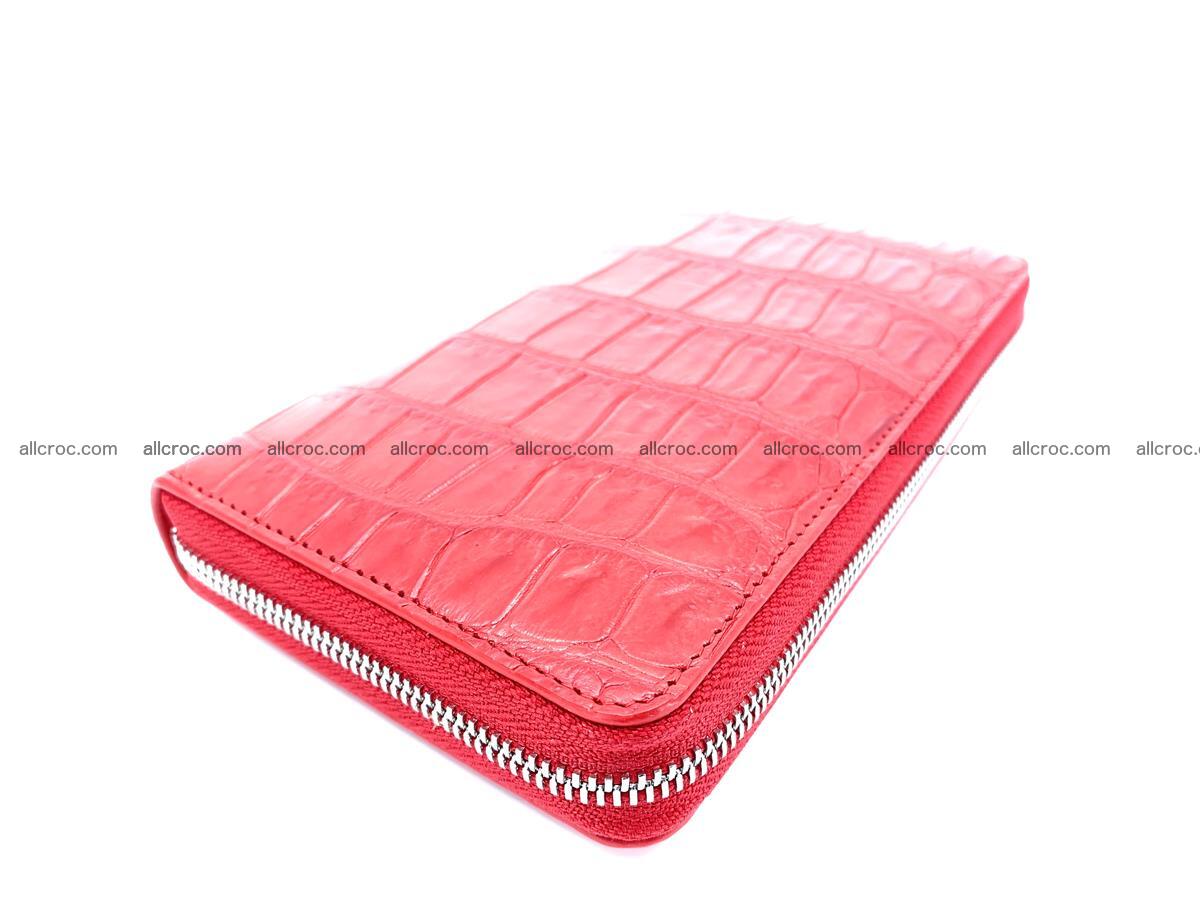 Crocodile skin zip wallet 530 Foto 1