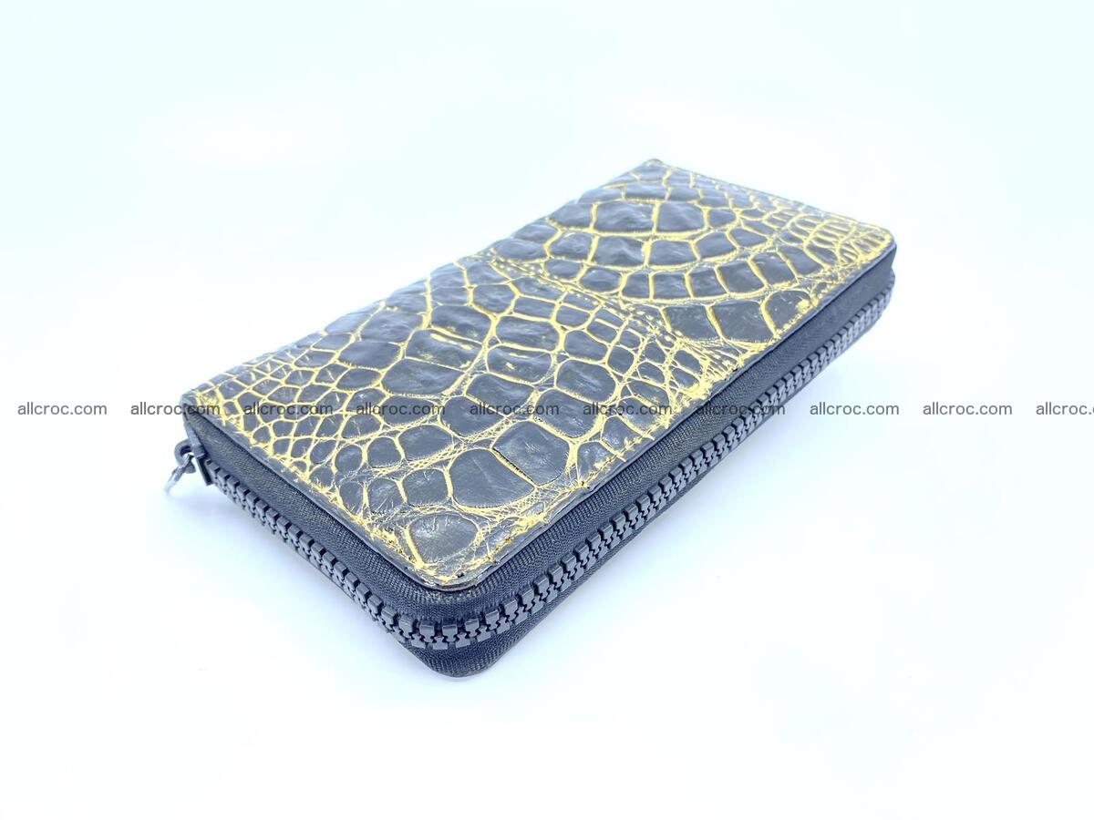 Crocodile skin zip wallet 1300 Foto 1