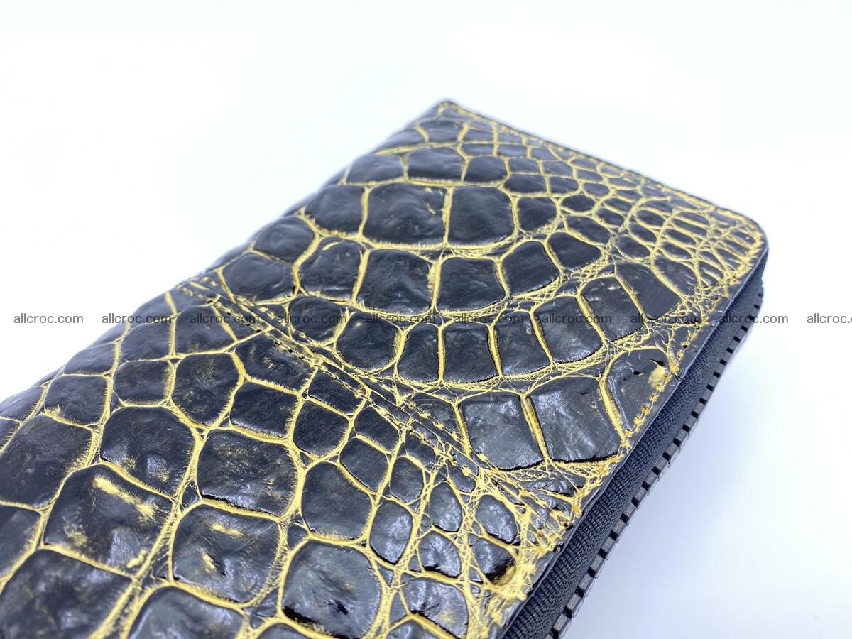 Crocodile skin zip wallet 1300 Foto 2