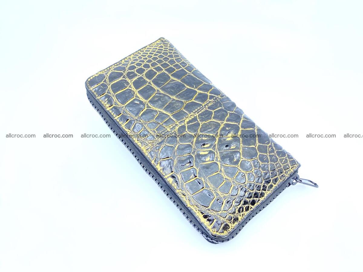 Crocodile skin zip wallet 1300 Foto 3