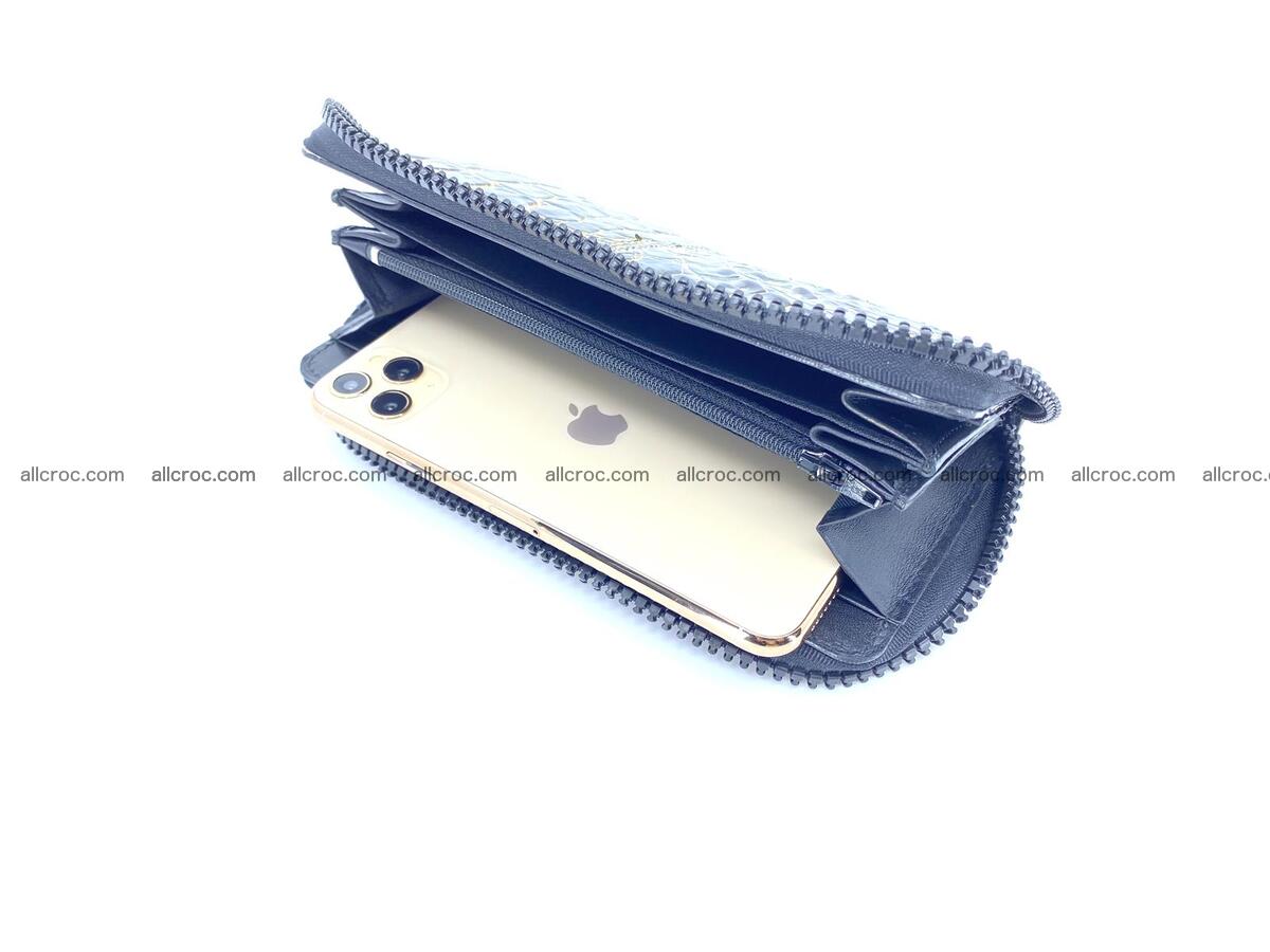 Crocodile skin zip wallet 1300 Foto 6