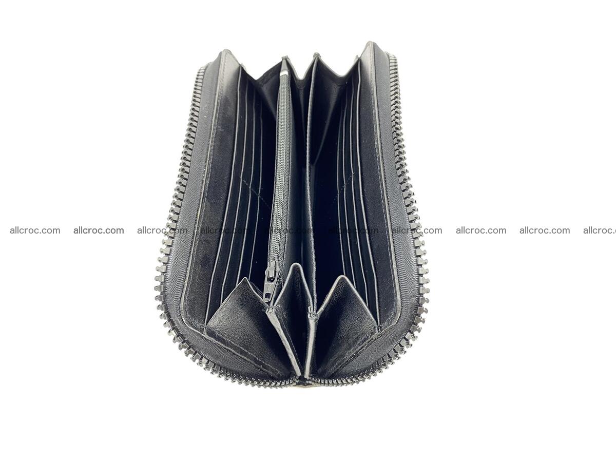 Crocodile skin zip wallet 1300 Foto 5