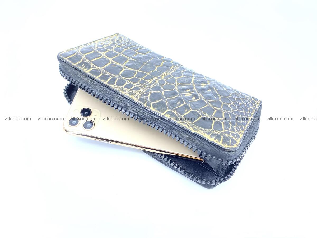 Crocodile skin zip wallet 1300 Foto 7