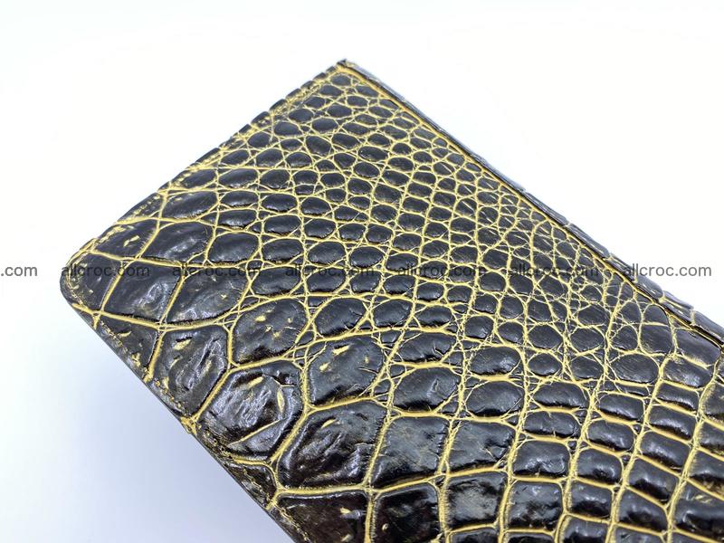 Crocodile skin zip wallet 1301