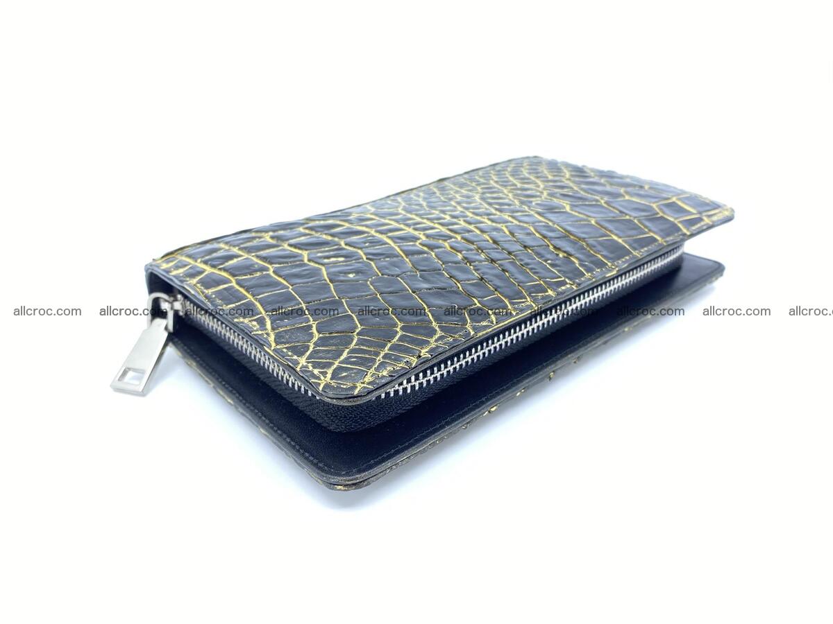Crocodile skin zip wallet 1301 Foto 2