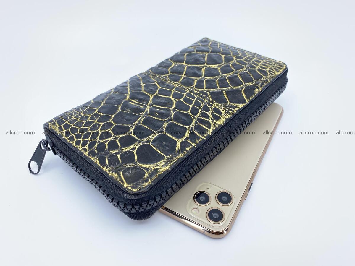 Crocodile skin zip wallet 1300 Foto 0