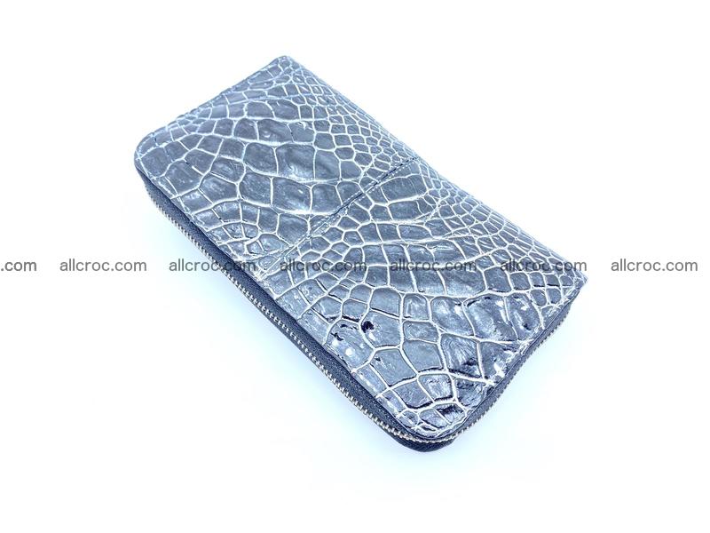 Crocodile skin zip wallet 1299