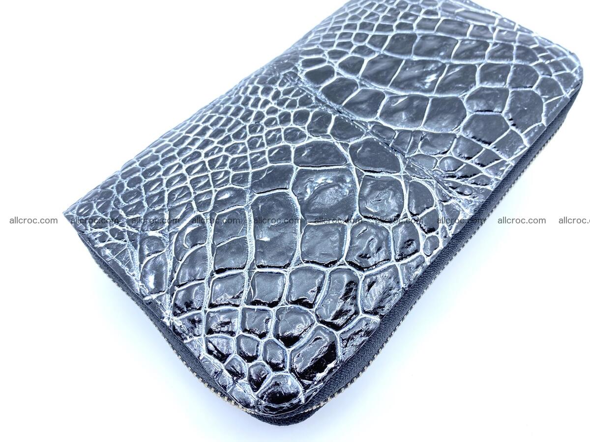 Crocodile skin zip wallet 1299 Foto 3