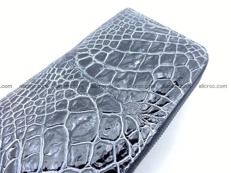Crocodile skin zip wallet 1299