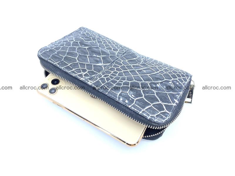 Crocodile skin zip wallet 1299