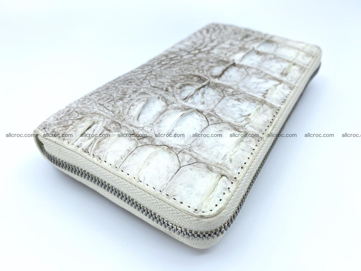Crocodile skin zip wallet L-size 537 Foto 1