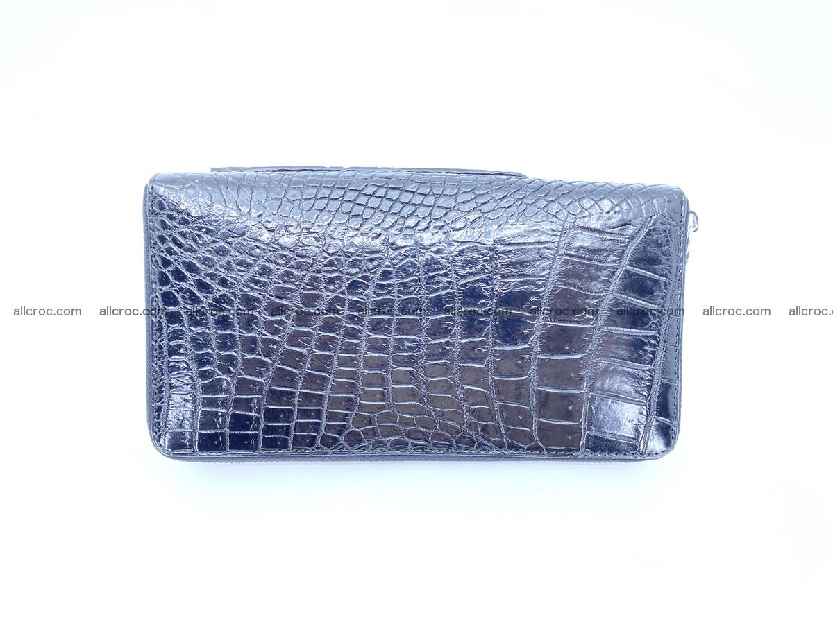 Crocodile skin zip wallet with paw 1112 Foto 2
