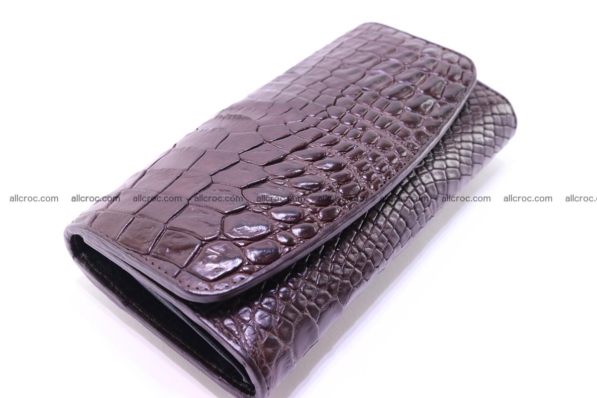 Crocodile trifold wallet for women 279 Foto 3