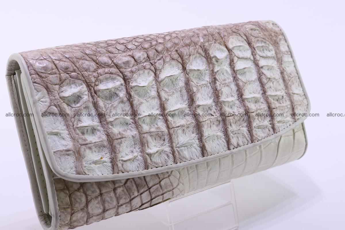 Crocodile wallet for women trifold 280 Foto 1