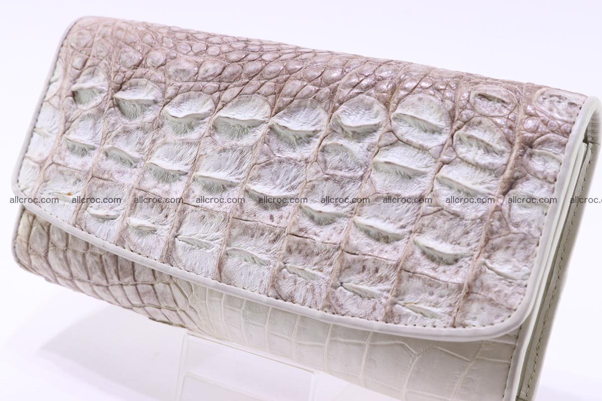 Crocodile wallet for women trifold 280 Foto 2