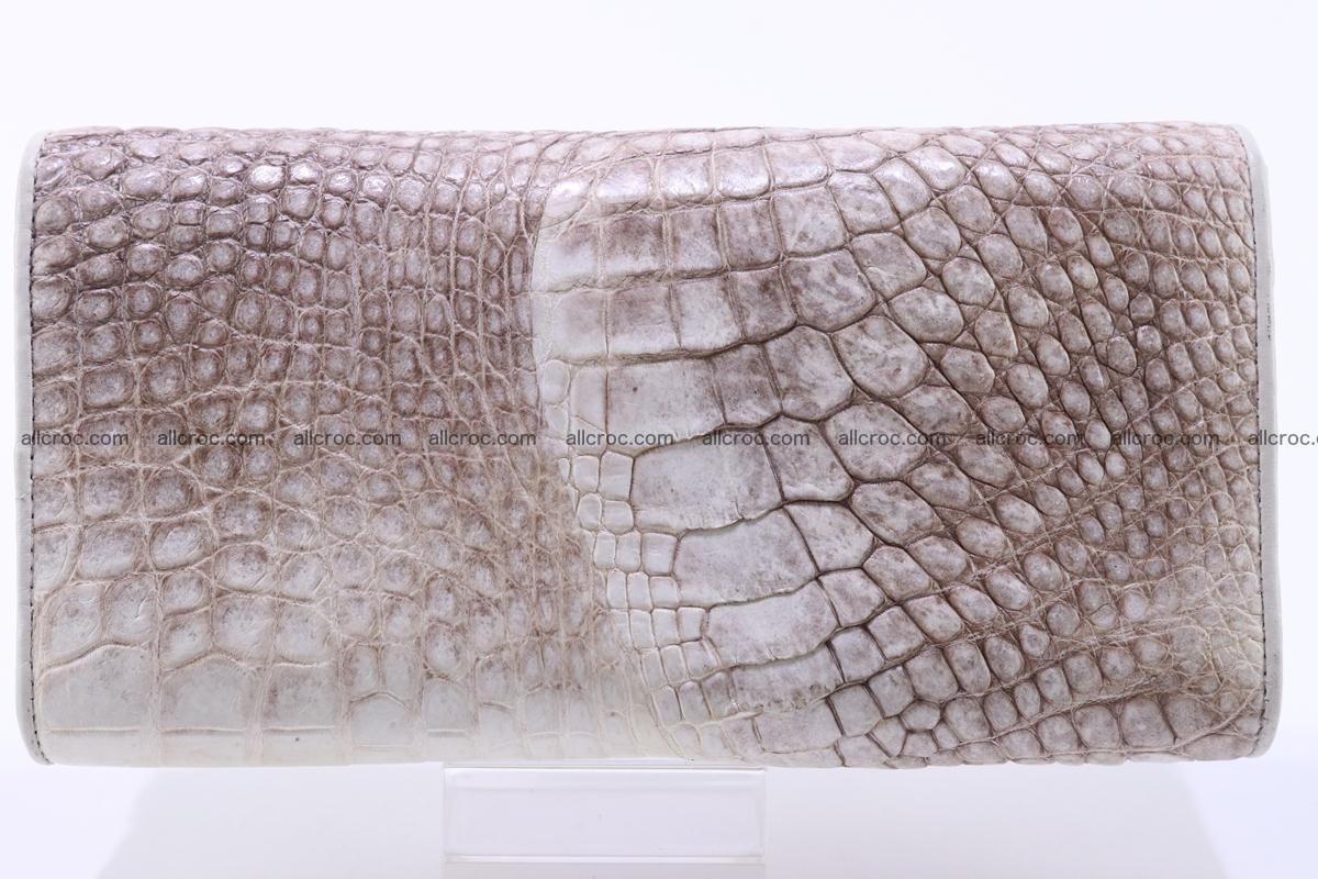 Crocodile wallet for women trifold 280 Foto 6
