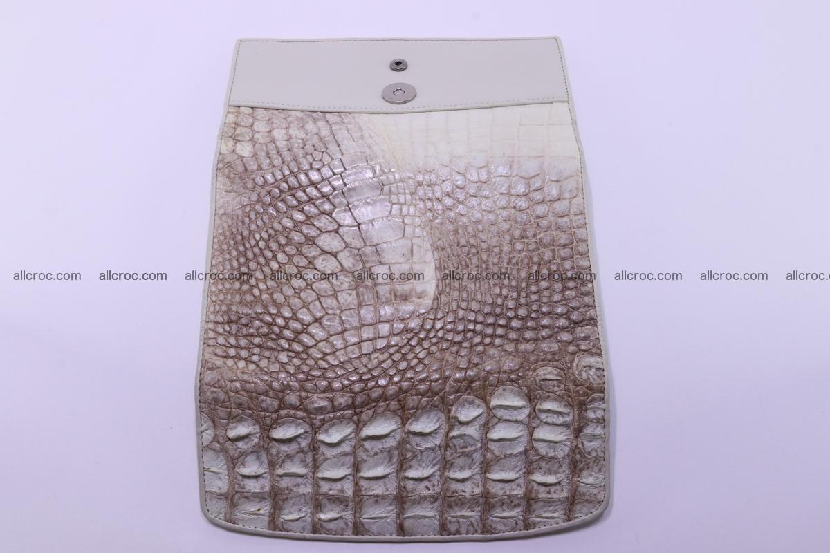 Crocodile wallet for women trifold 280 Foto 8