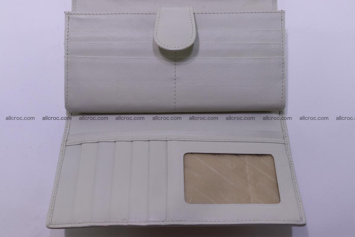 Crocodile wallet for women trifold 280 Foto 11