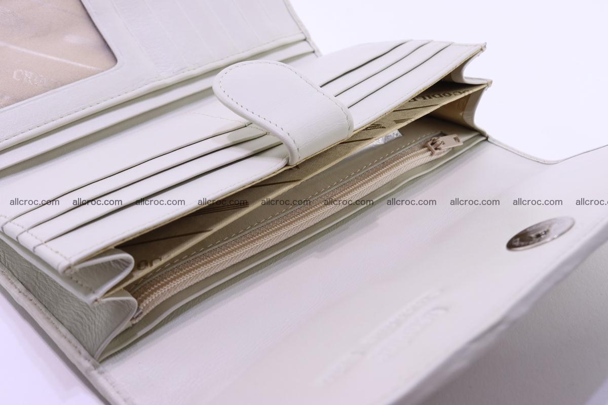 Crocodile wallet for women trifold 280 Foto 12
