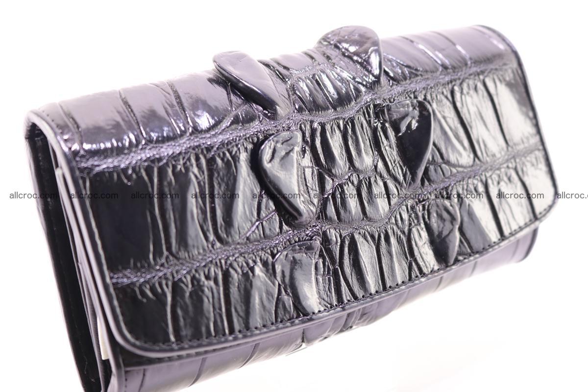 Crocodile wallet for women trifold 281 Foto 2