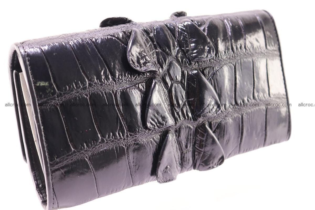 Crocodile wallet for women trifold 281 Foto 4