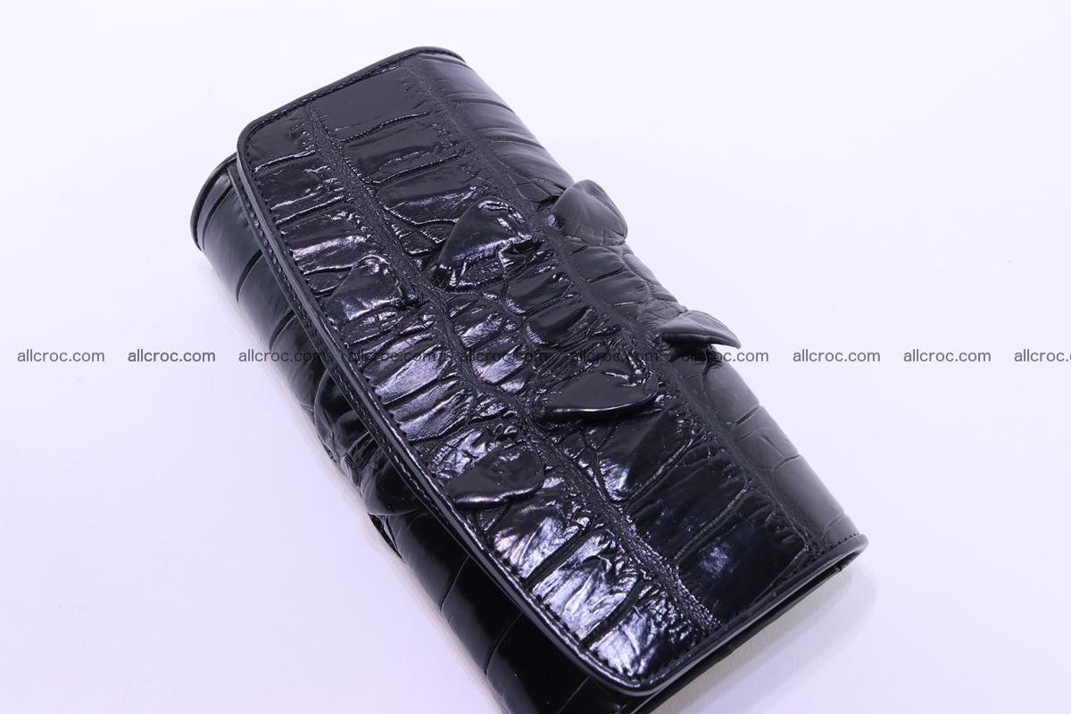 Crocodile wallet for women trifold 281 Foto 6