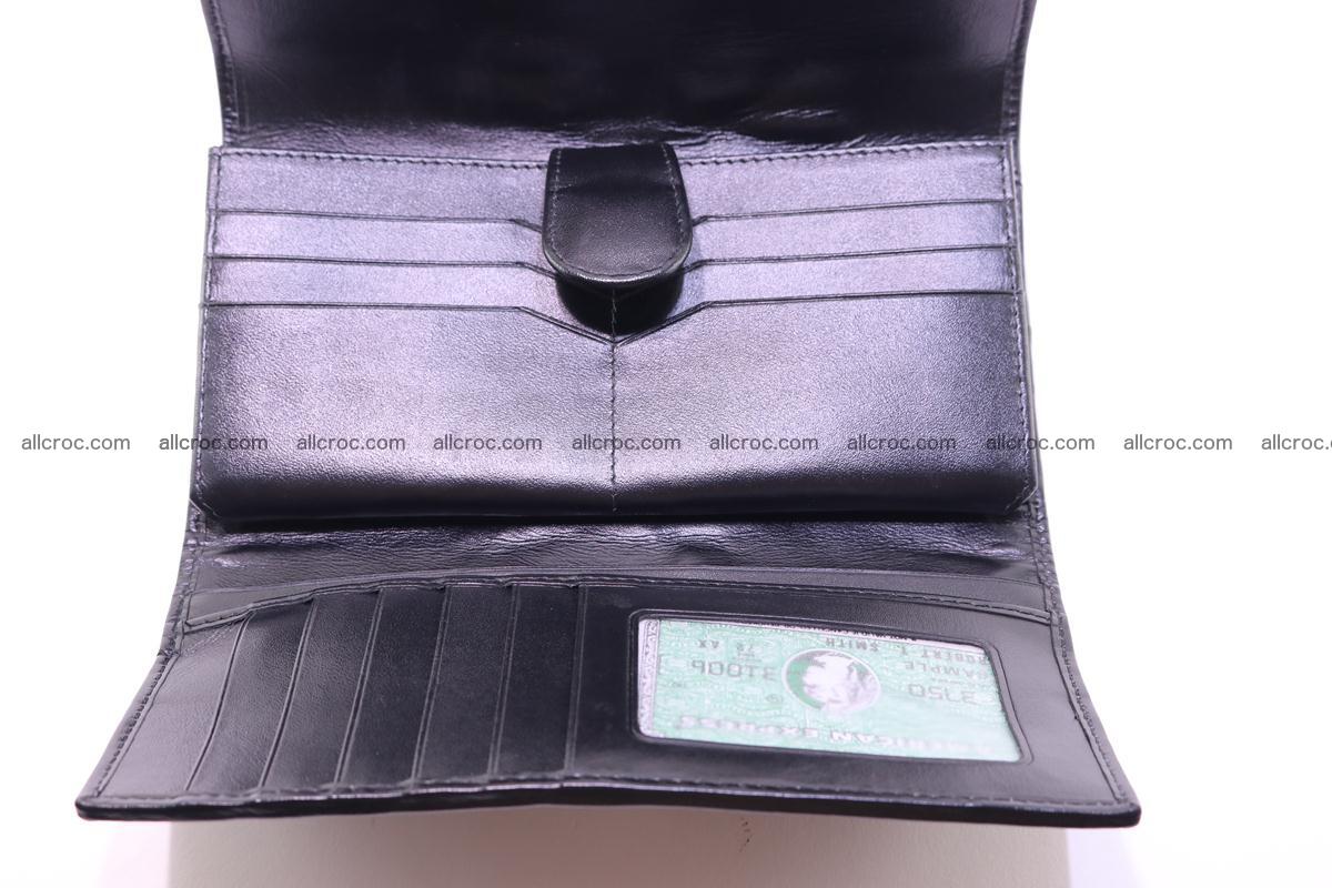 Crocodile wallet for women trifold 281 Foto 17