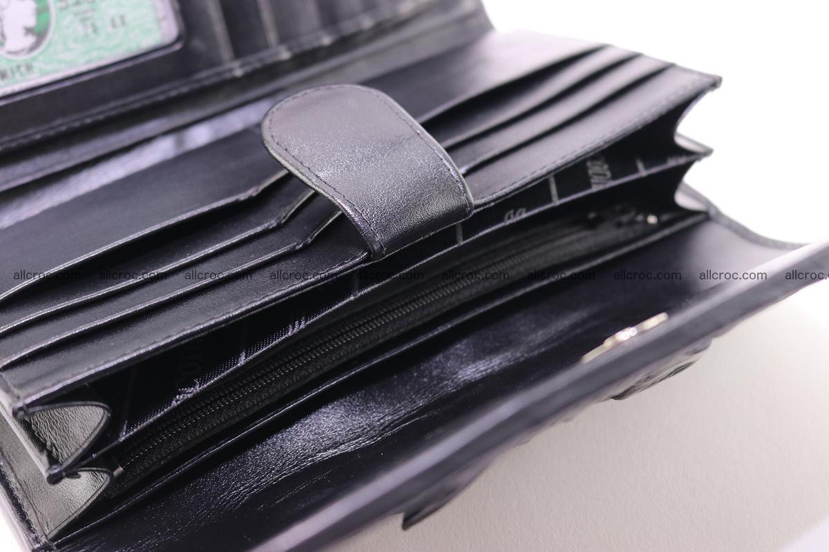 Crocodile wallet for women trifold 281 Foto 19