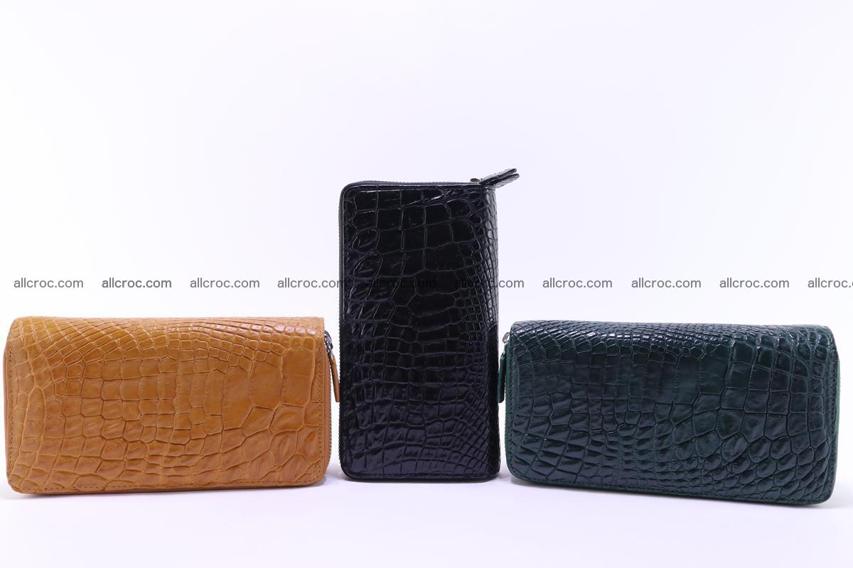 Crocodile wallet with 2 zips 313 Foto 18