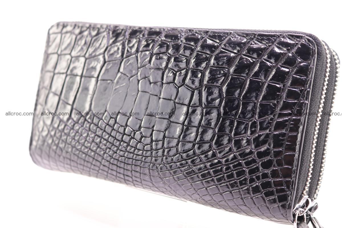 Crocodile wallet with 2 zips 313 Foto 8