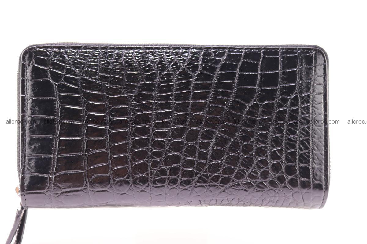 Crocodile wallet with 2 zips 313 Foto 4